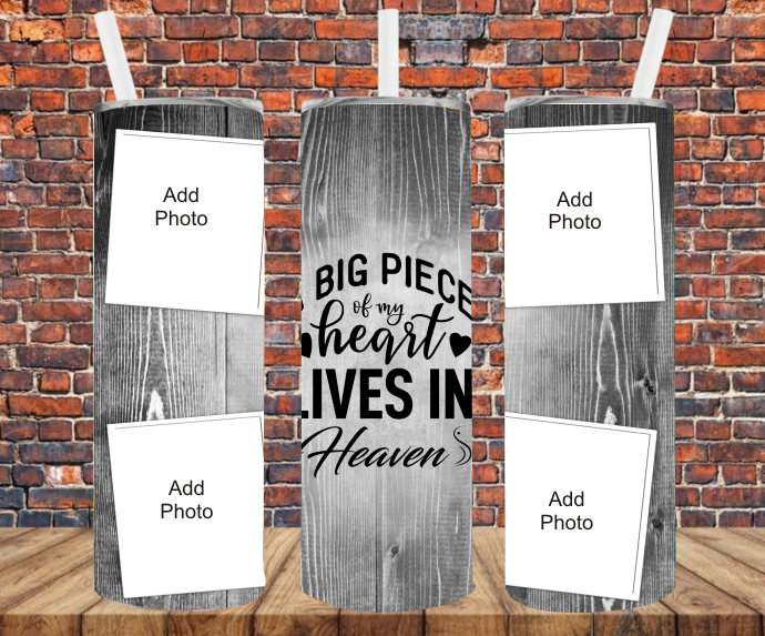 1 Image - Add Your Own Photos - Sublimation Tumbler Wrap