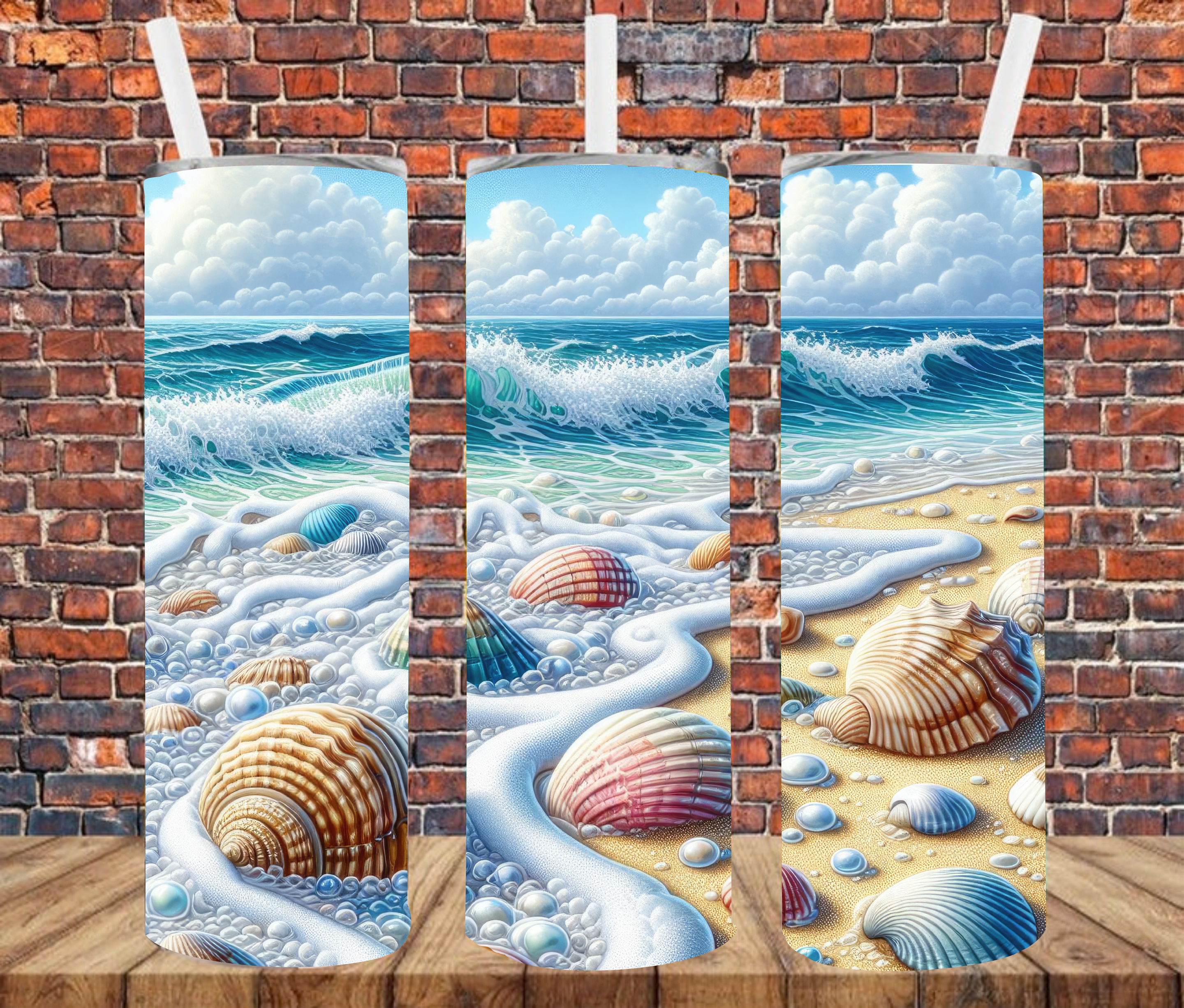 Shoreline - Tumbler Wrap - Sublimation Transfers