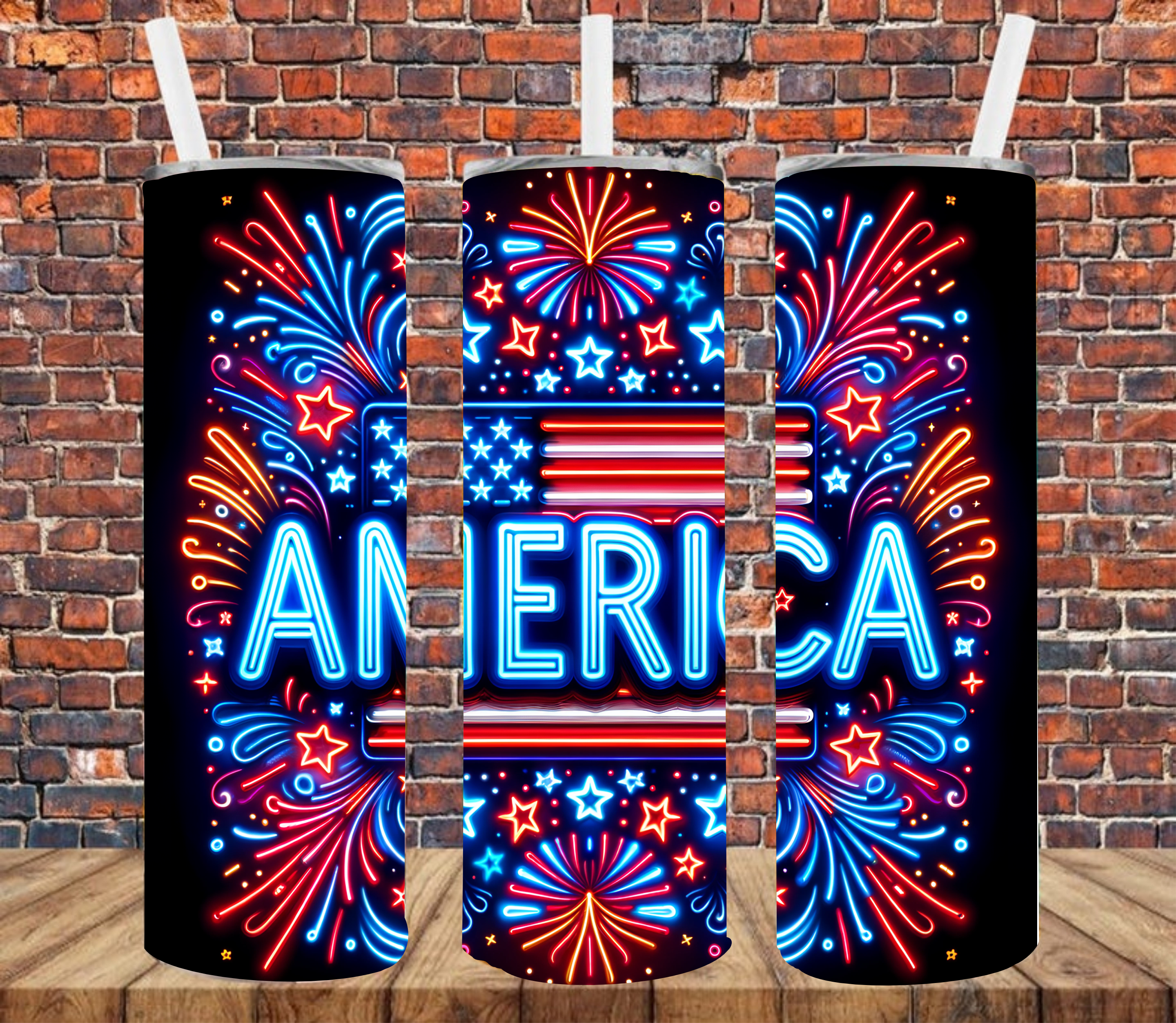 America - Tumbler Wrap - Sublimation Transfer