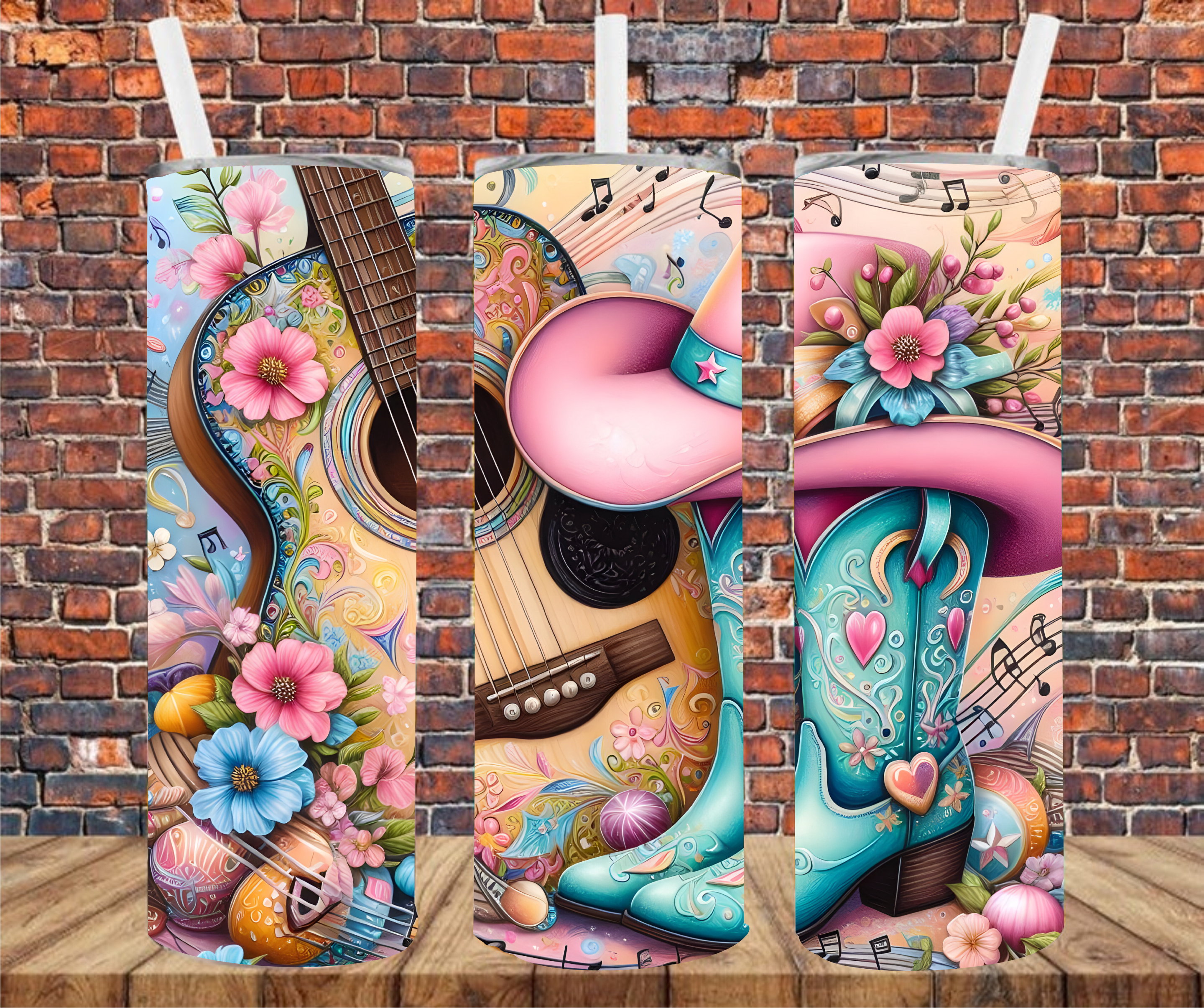 Country Girl -  Tumbler Wrap - Sublimation Transfer