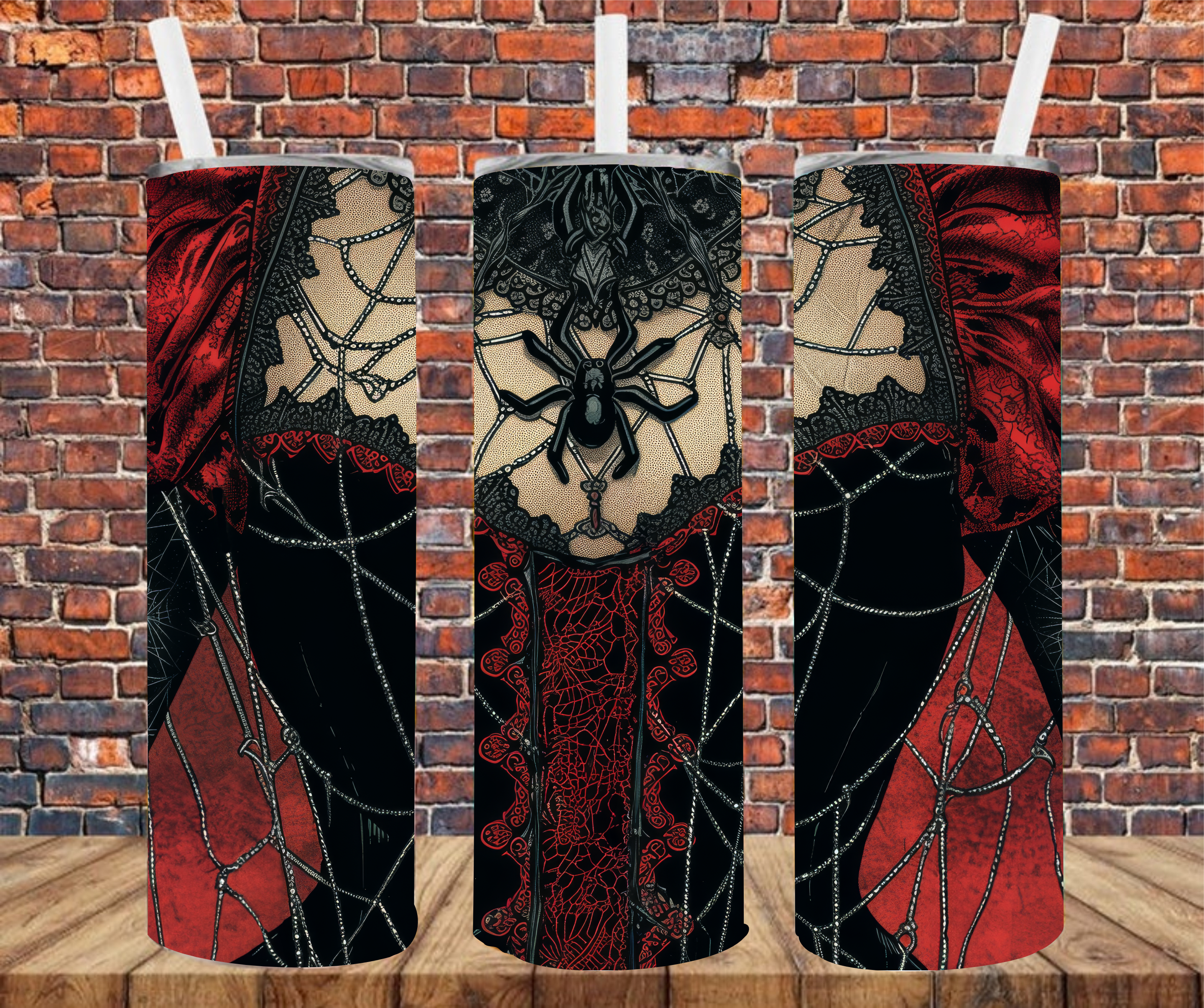 Spider Bodice - Tumbler Wrap - Sublimation Transfer