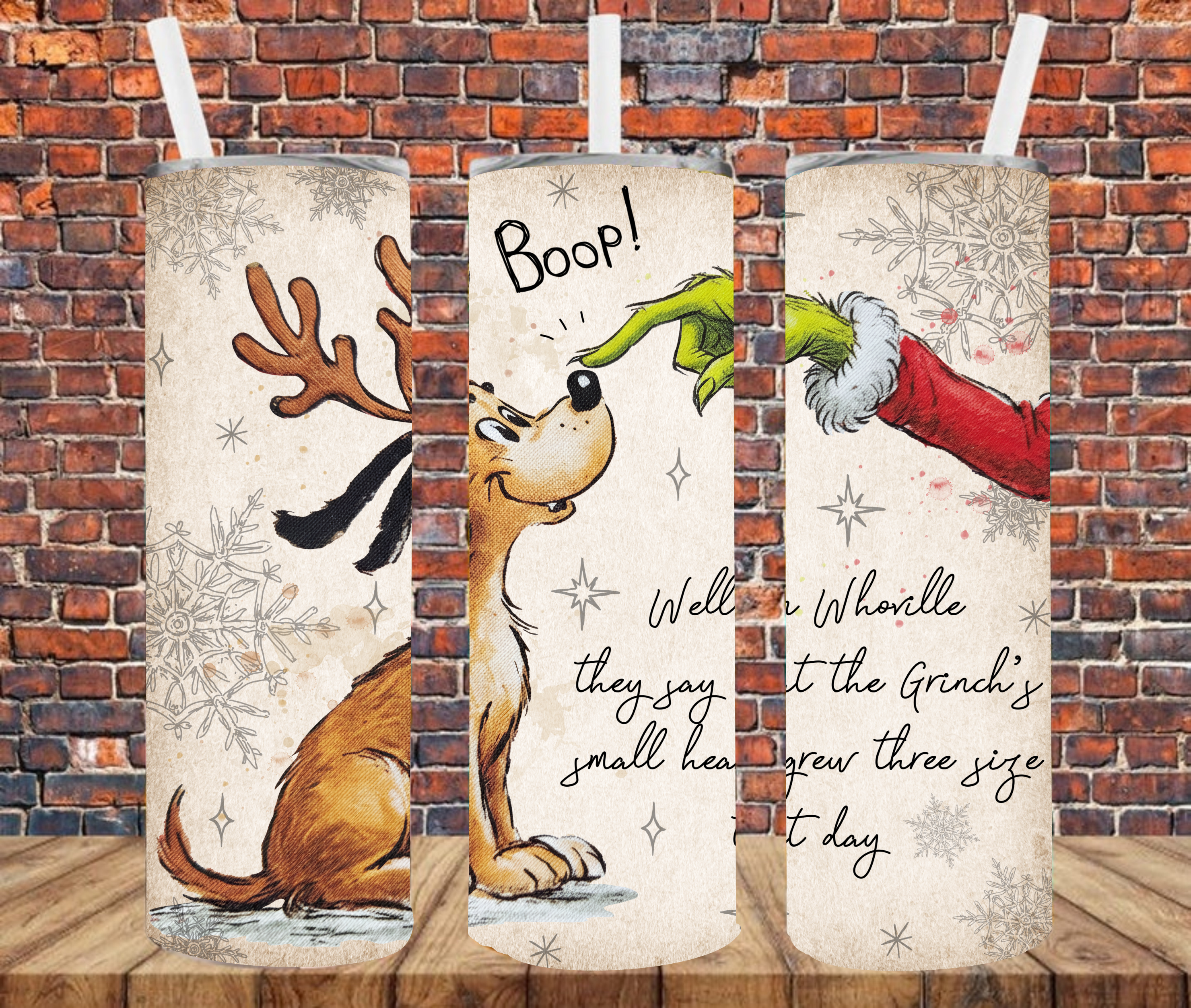 Christmas Character - Tumbler Wrap - Sublimation Transfers