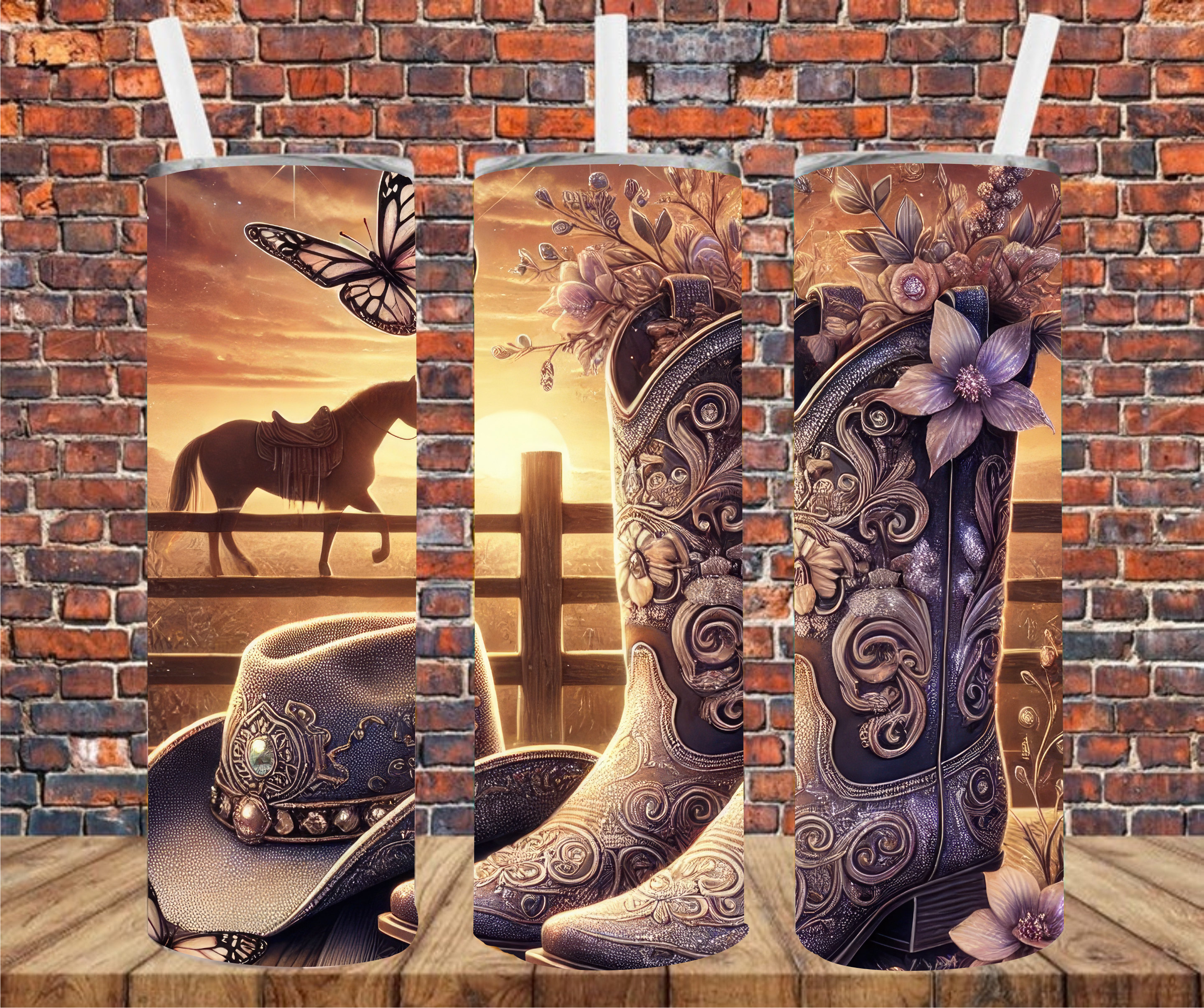 Country Girl -  Tumbler Wrap - Sublimation Transfer