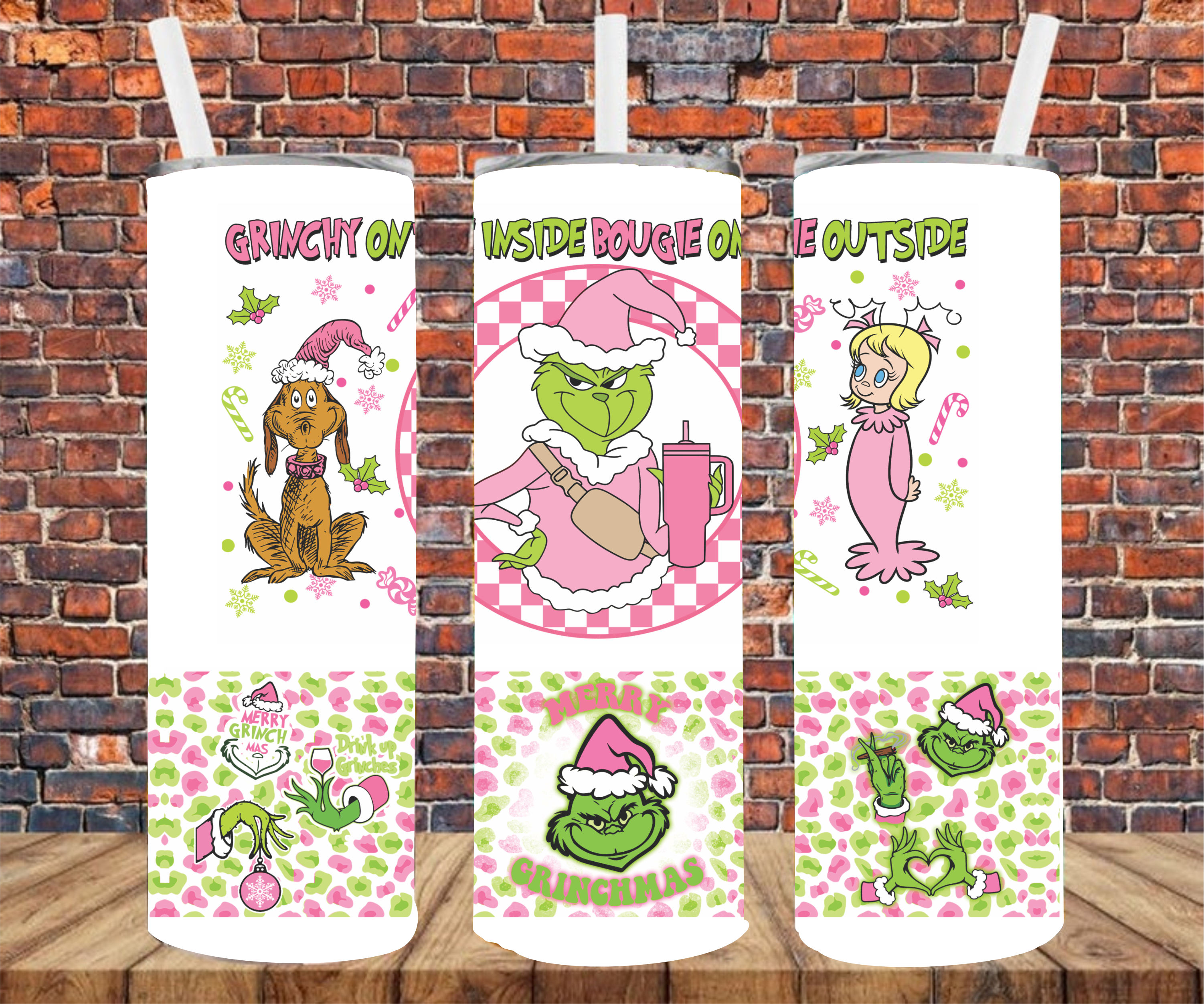 Christmas Character - Tumbler Wrap - Sublimation Transfers