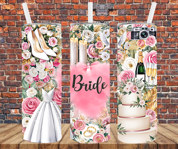 Bride - Tumbler Wrap - Sublimation Transfer