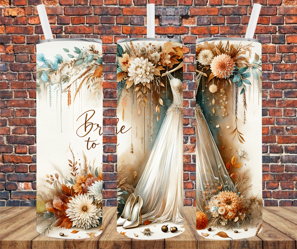 Bride To Be  - Tumbler Wrap - Sublimation Transfers