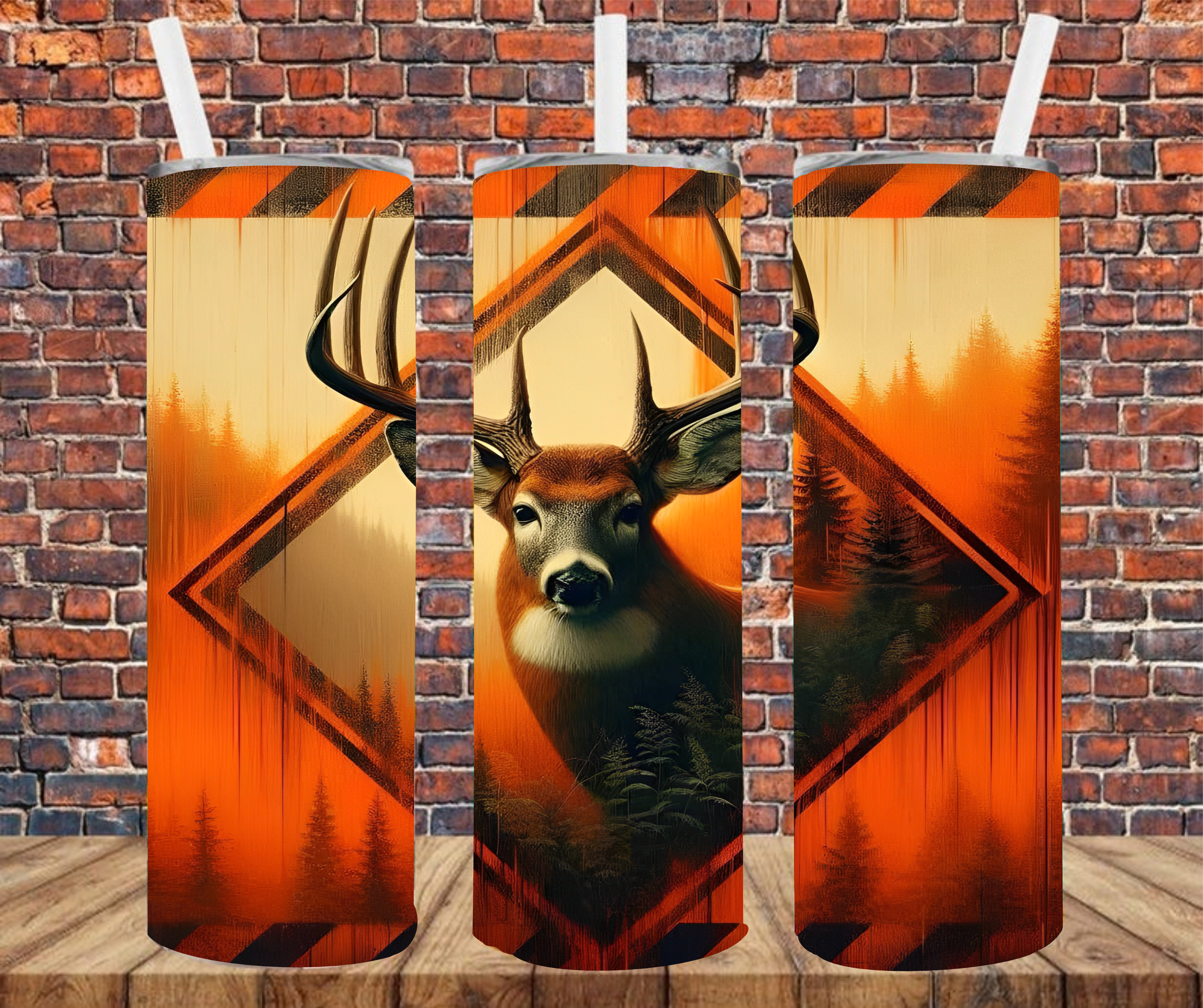 Deer Hunter - Sublimation Tumbler Wrap