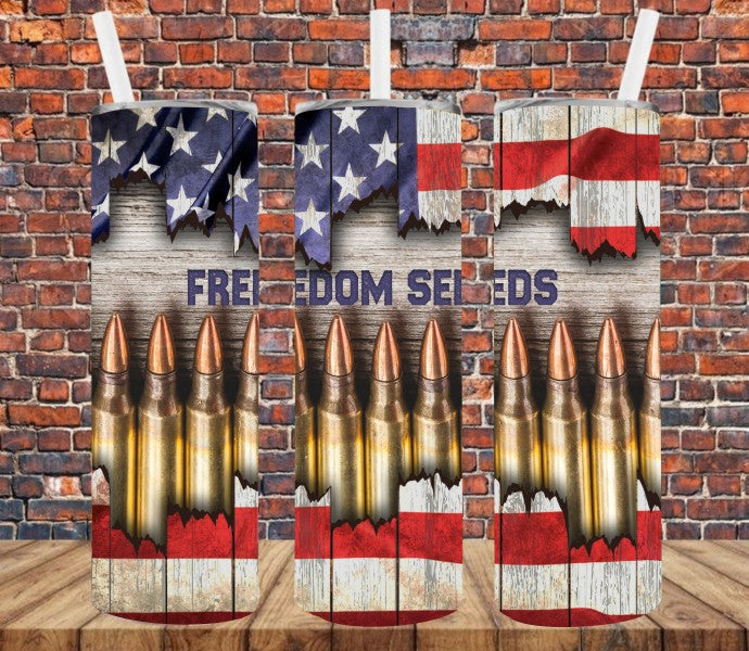 Freedom Seeds - Tumbler Wrap Sublimation Transfers