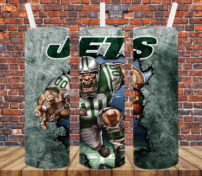 Pro Team Football - Tumbler Wrap Sublimation Transfers