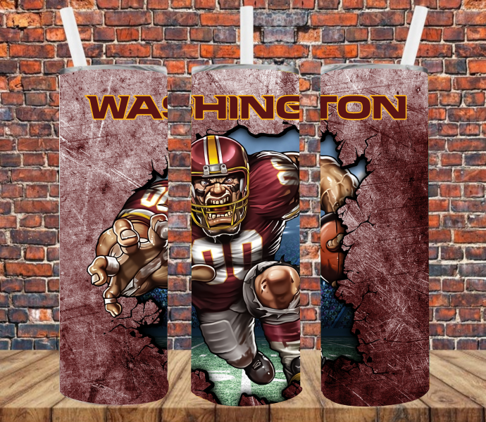 Pro Team Football - Tumbler Wrap Sublimation Transfers