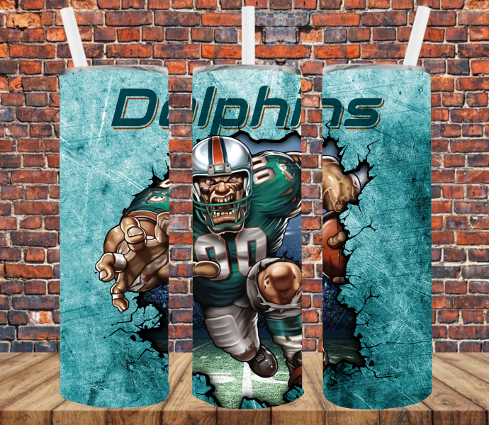 Pro Team Football - Tumbler Wrap Sublimation Transfers