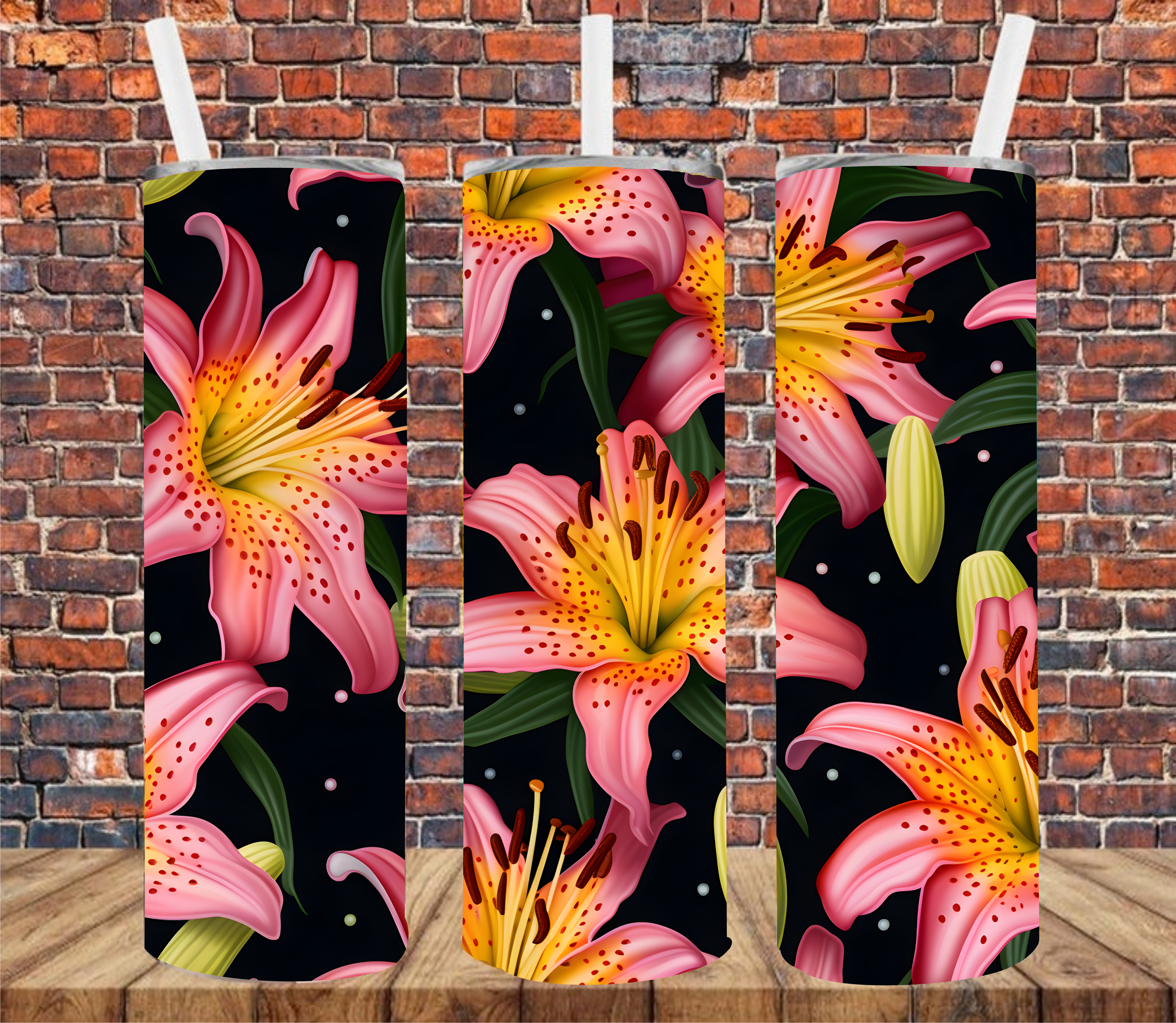 Floral - Tumbler Wrap - Sublimation Transfer