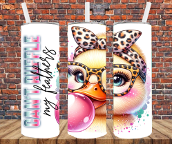 Can't Ruffle My Feathers - Tumbler Wrap - Sublimation Transfers