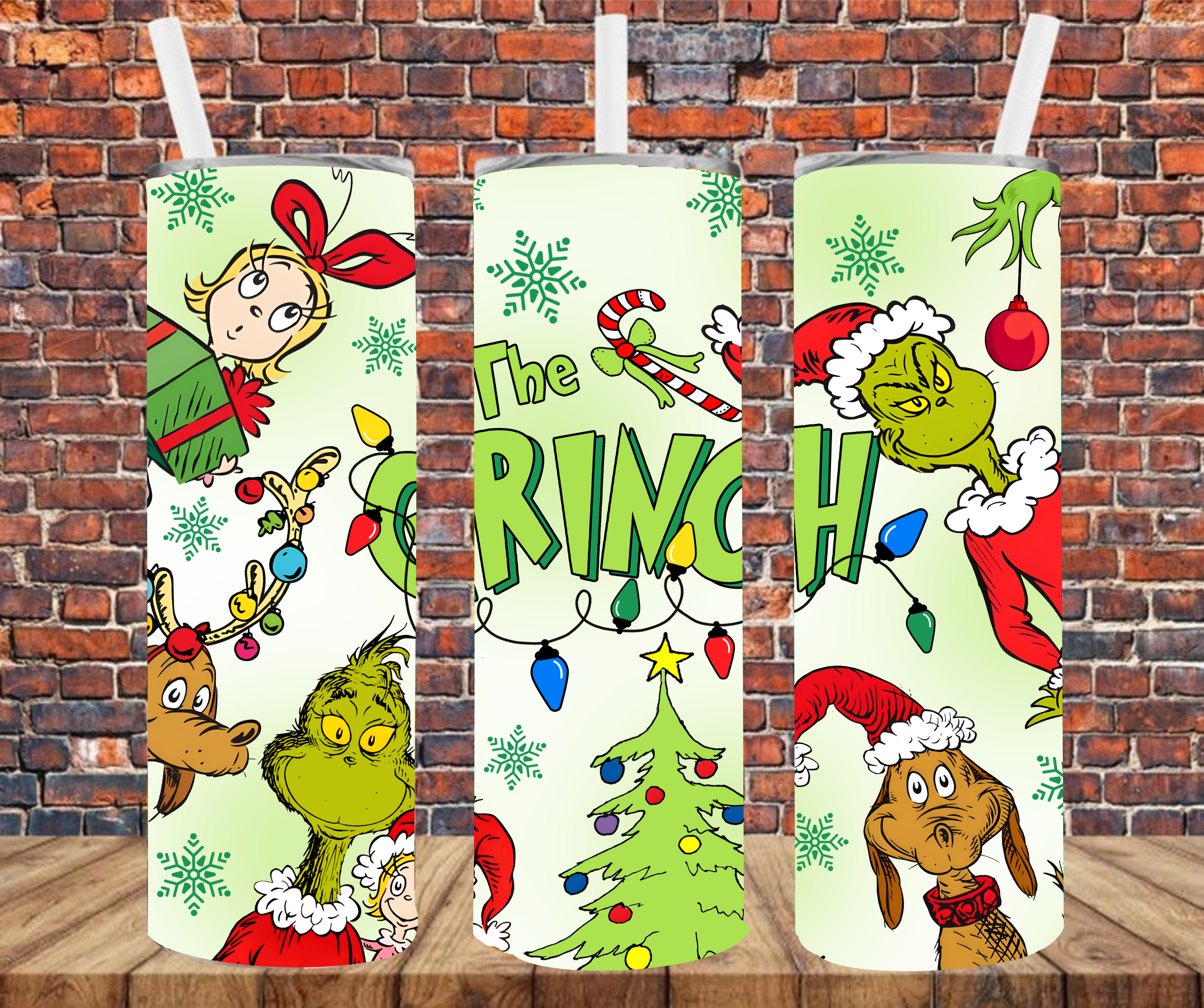 Christmas Character - Tumbler Wrap - Sublimation Transfers
