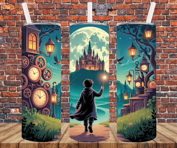 Wizard Character - Tumbler Wrap - Sublimation Transfers