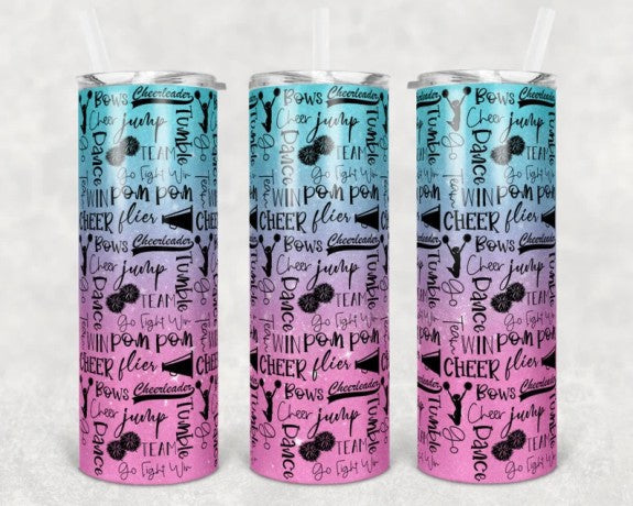 Cheerleader - Tumbler Wrap Sublimation Transfers