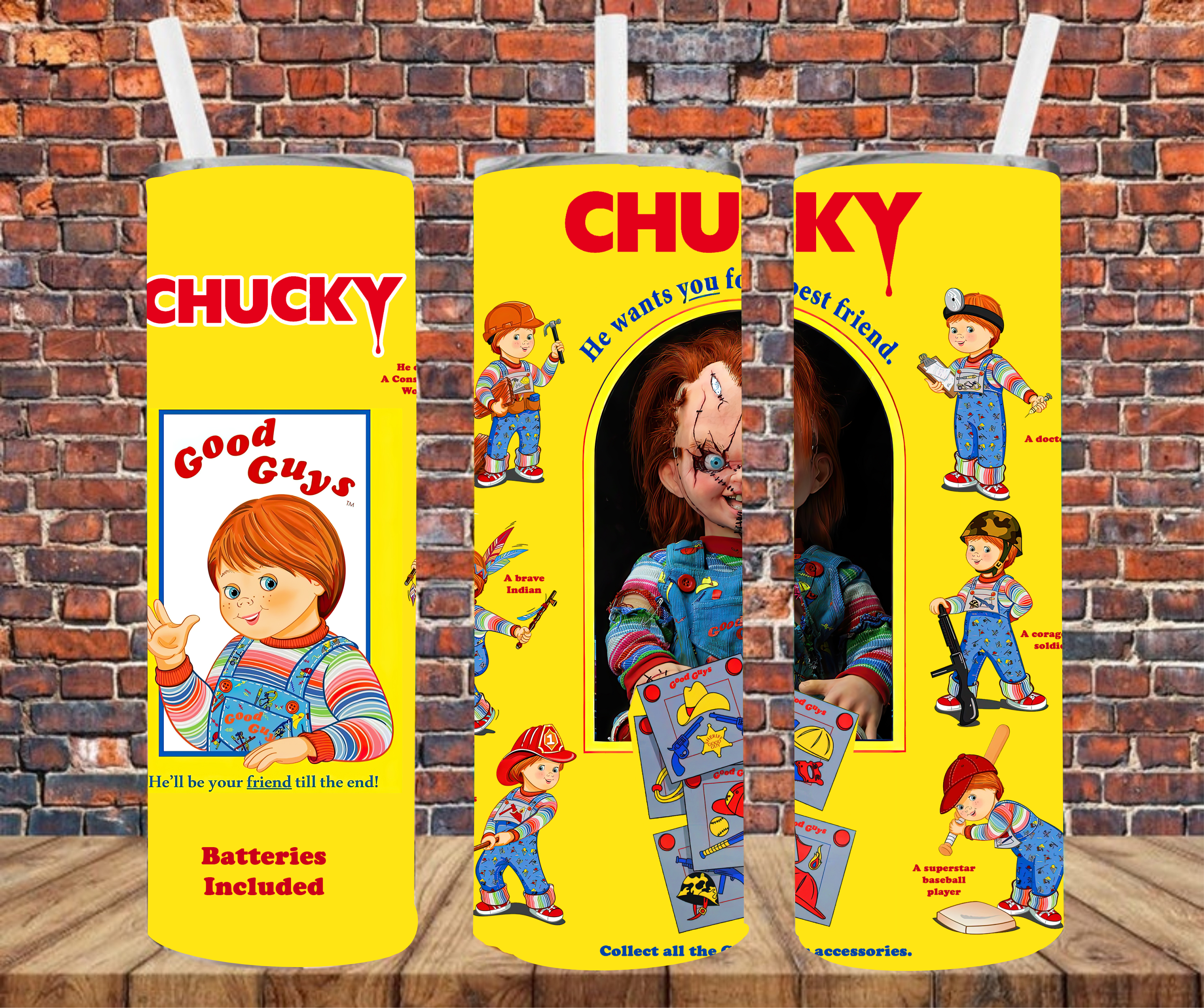 Character - Tumbler Wrap - Sublimation Transfer