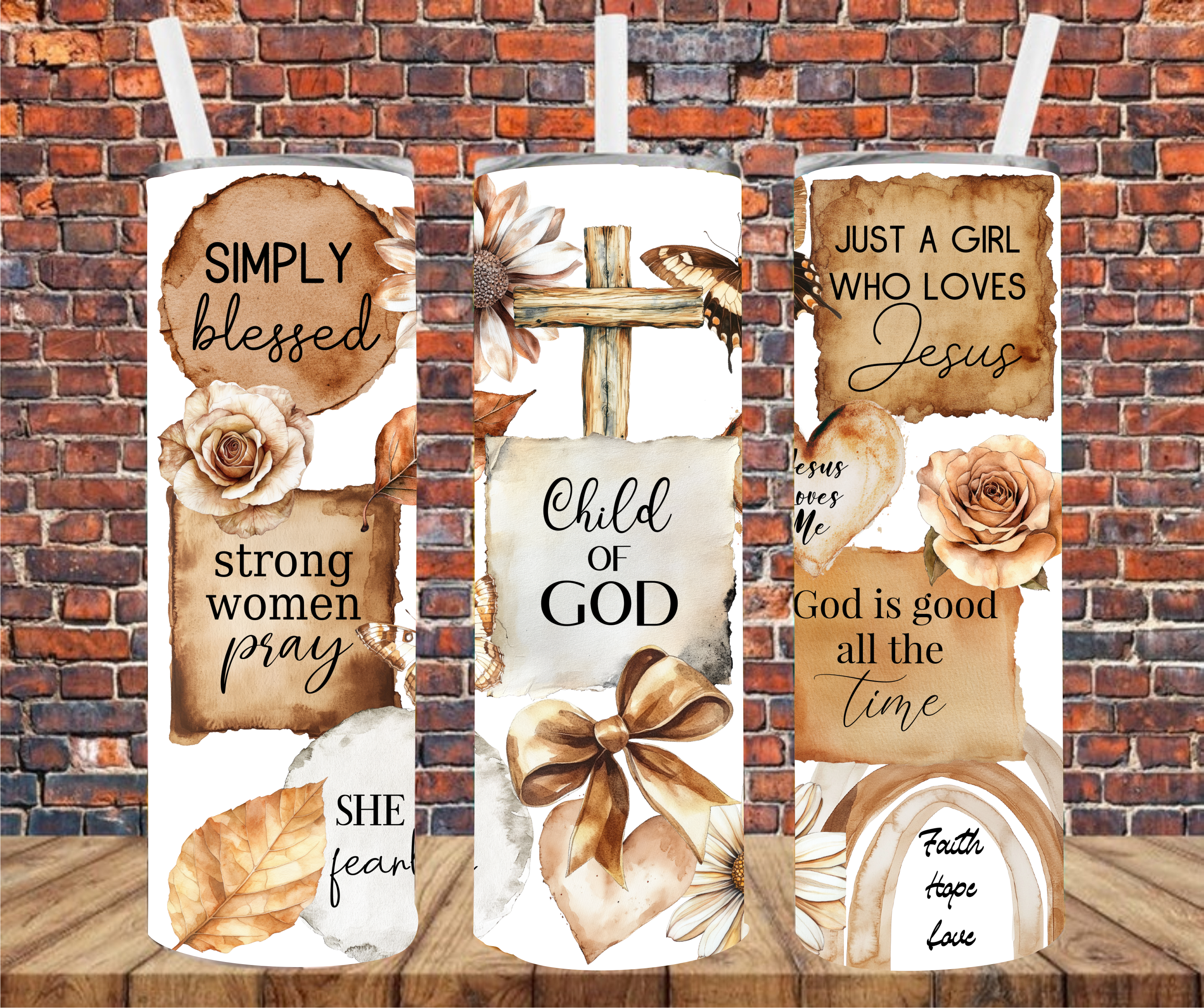 Child Of God - Tumbler Wrap - Sublimation Transfers