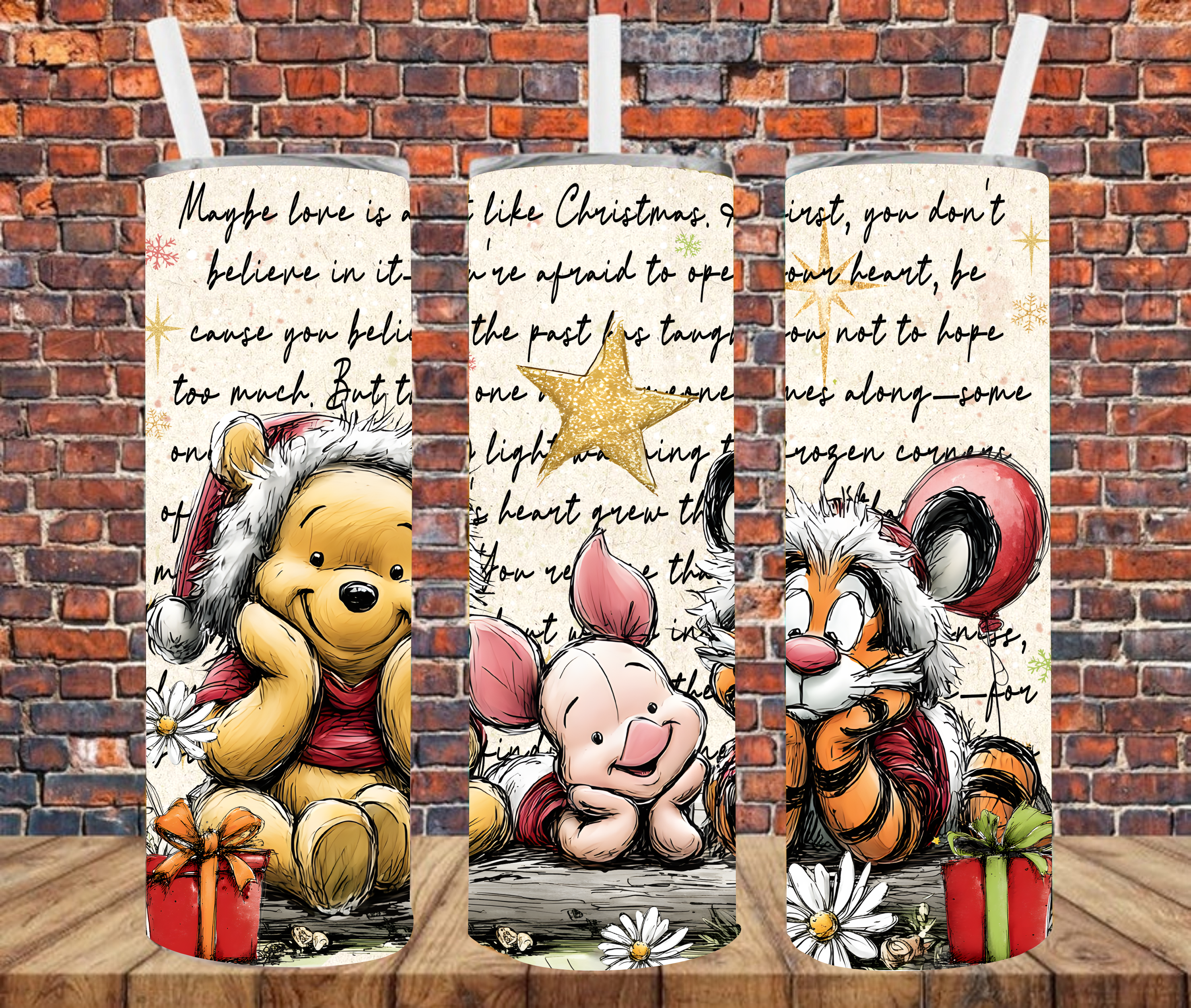 Christmas Character - Tumbler Wrap - Sublimation Transfers