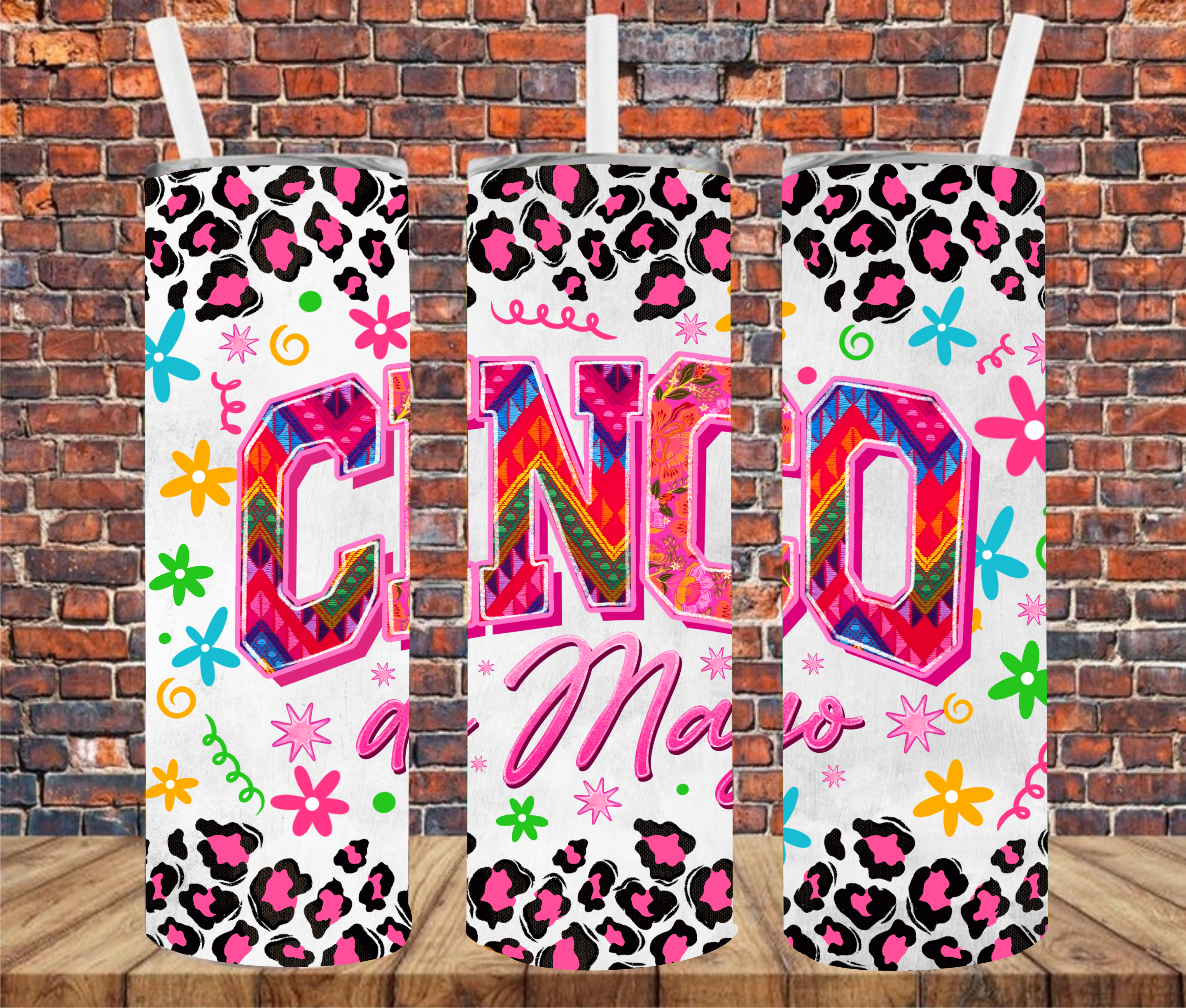 Cinco de Mayo - Tumbler Wrap - Sublimation Transfer