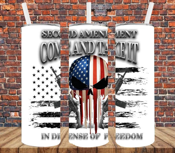 Come & Take It - Tumbler Wrap Sublimation Transfers