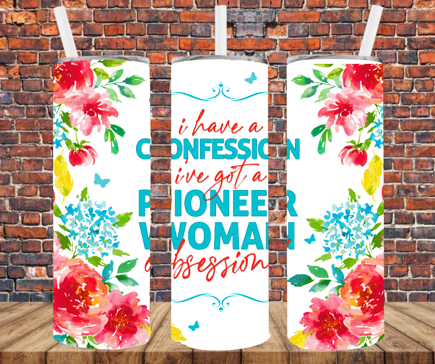 Pioneer Inspired - Tumbler Wrap - Sublimation Transfers
