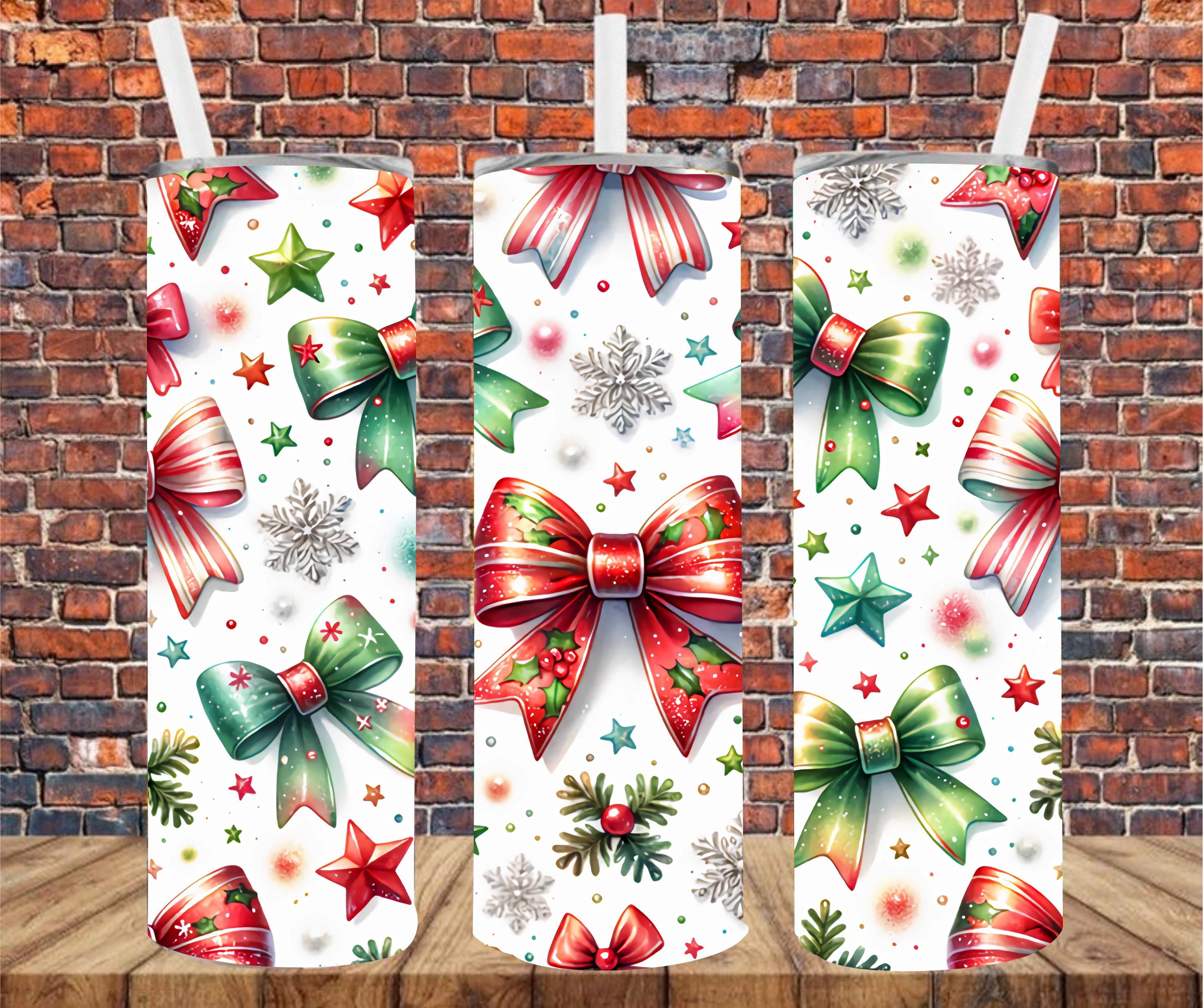 Christmas Boys - Tumbler Wrap - vinyl Transfers