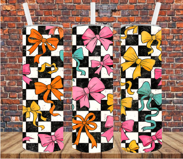 Coquette Bows - Tumbler Wrap - Sublimation Transfer