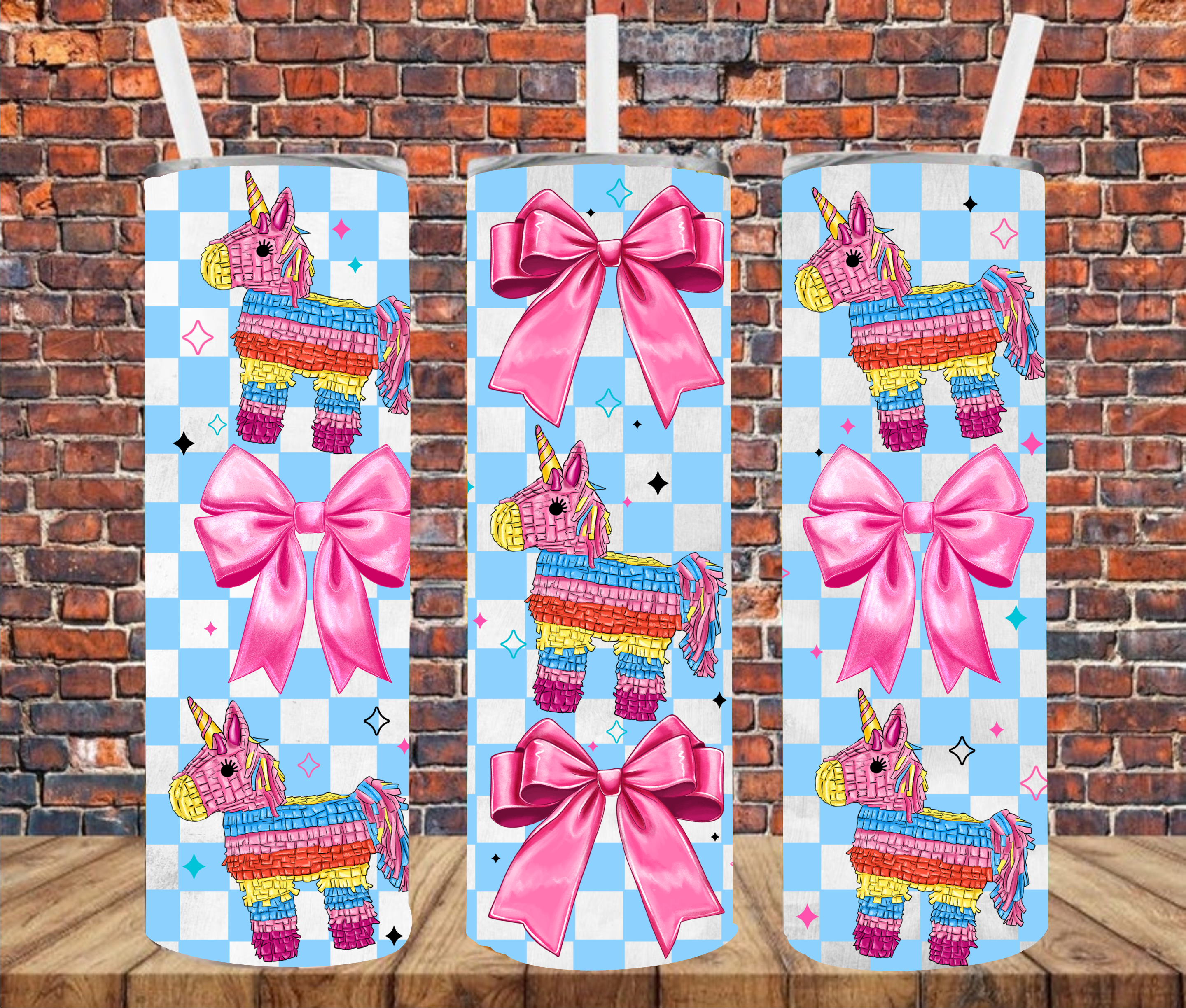 Fiesta Pinata - Tumbler Wrap - Sublimation Transfer