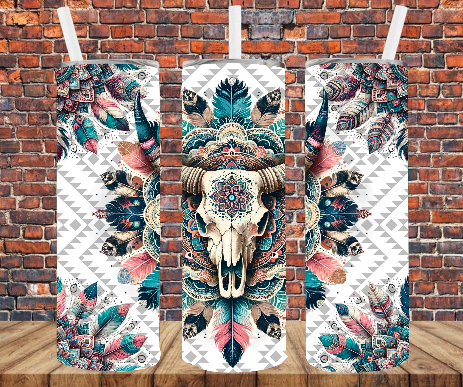 Western  - Tumbler Wrap - Sublimation Transfers