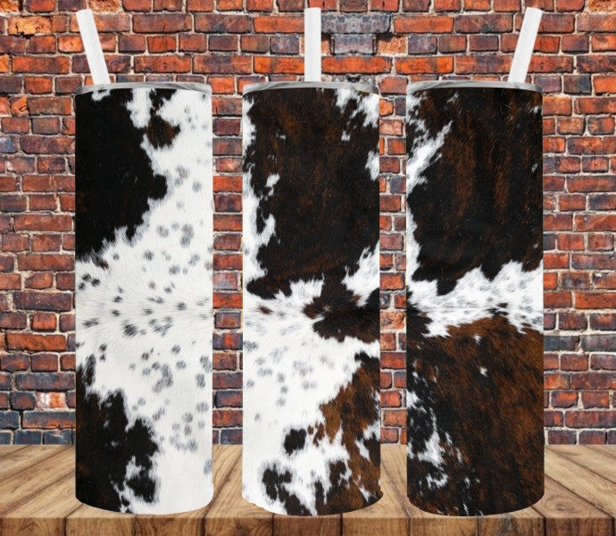 Cowhide - Tumbler Wrap Sublimation Transfers