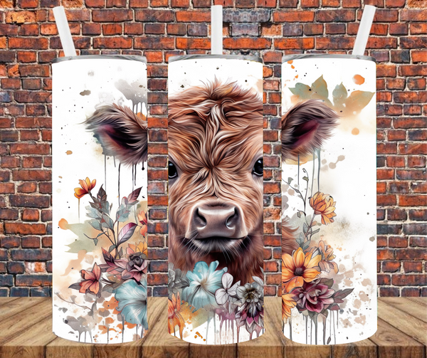 Country Cow - Tumbler Wrap - Sublimation Transfers