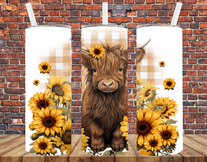 Country Cow - Tumbler Wrap - Sublimation Transfers