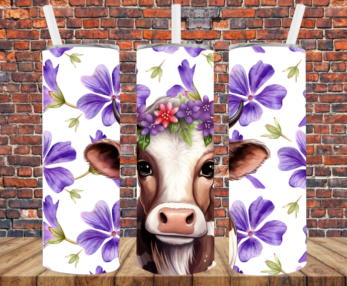 Country Cow - Tumbler Wrap - Sublimation Transfers