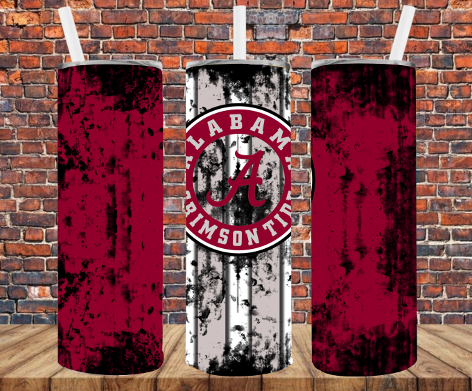 Alabama - Tumbler Wrap - Sublimation Transfers