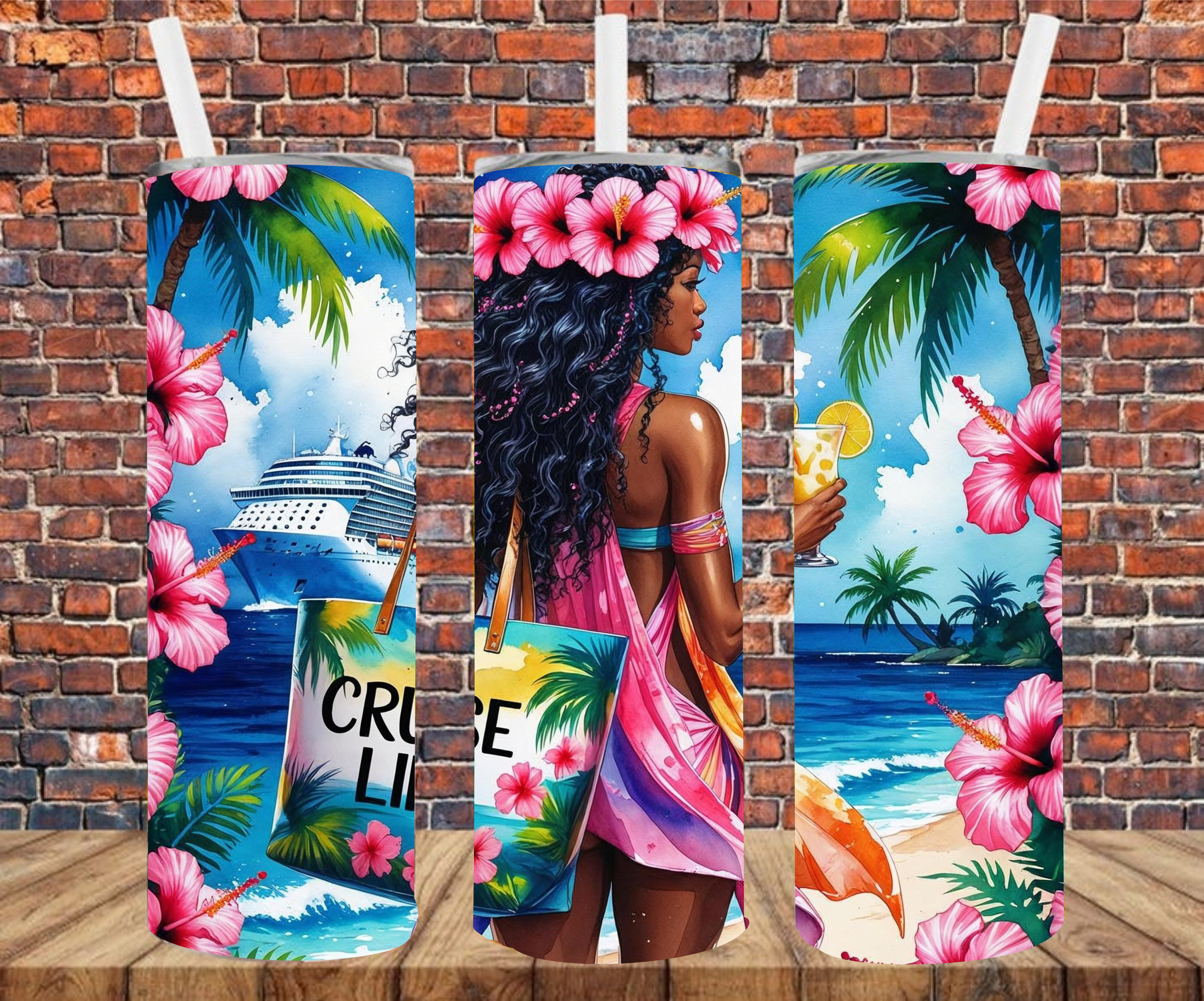 Cruise Life - Tumbler Wrap - Sublimation Transfer