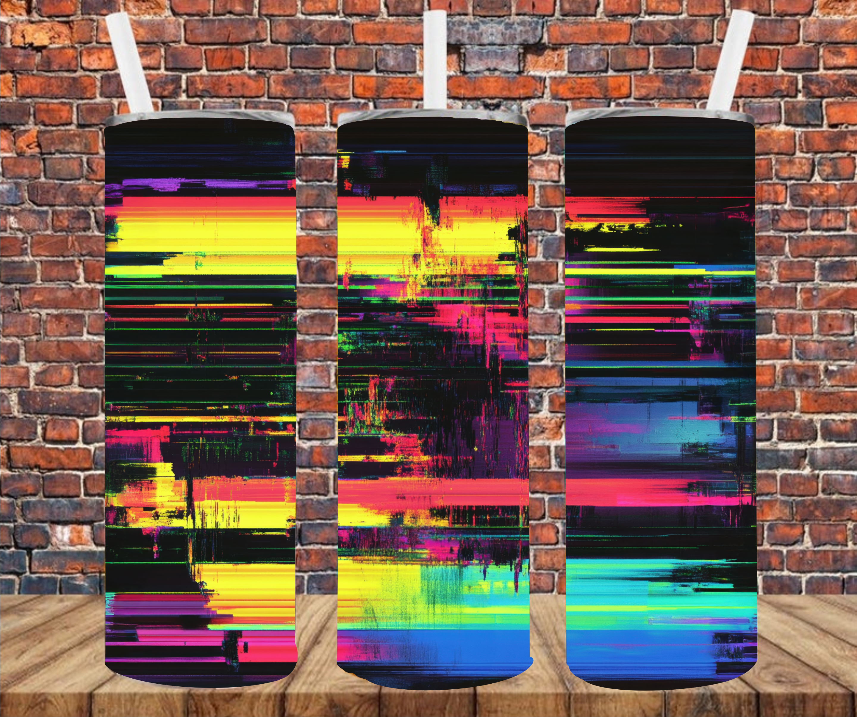 Dark Abstract - Tumbler Wrap - Sublimation Transfers