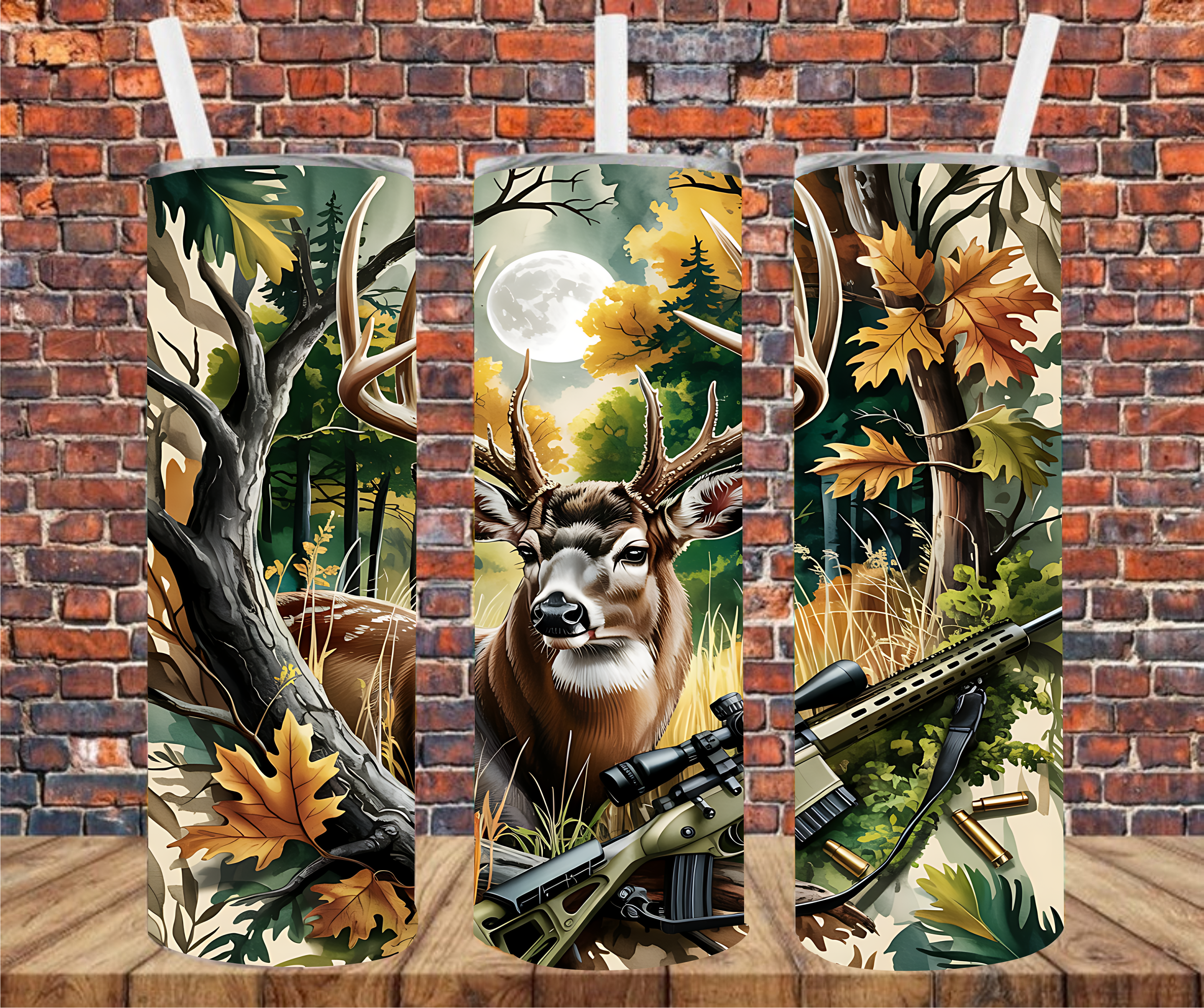 Deer Hunter - Tumbler Wrap - Sublimation Transfer