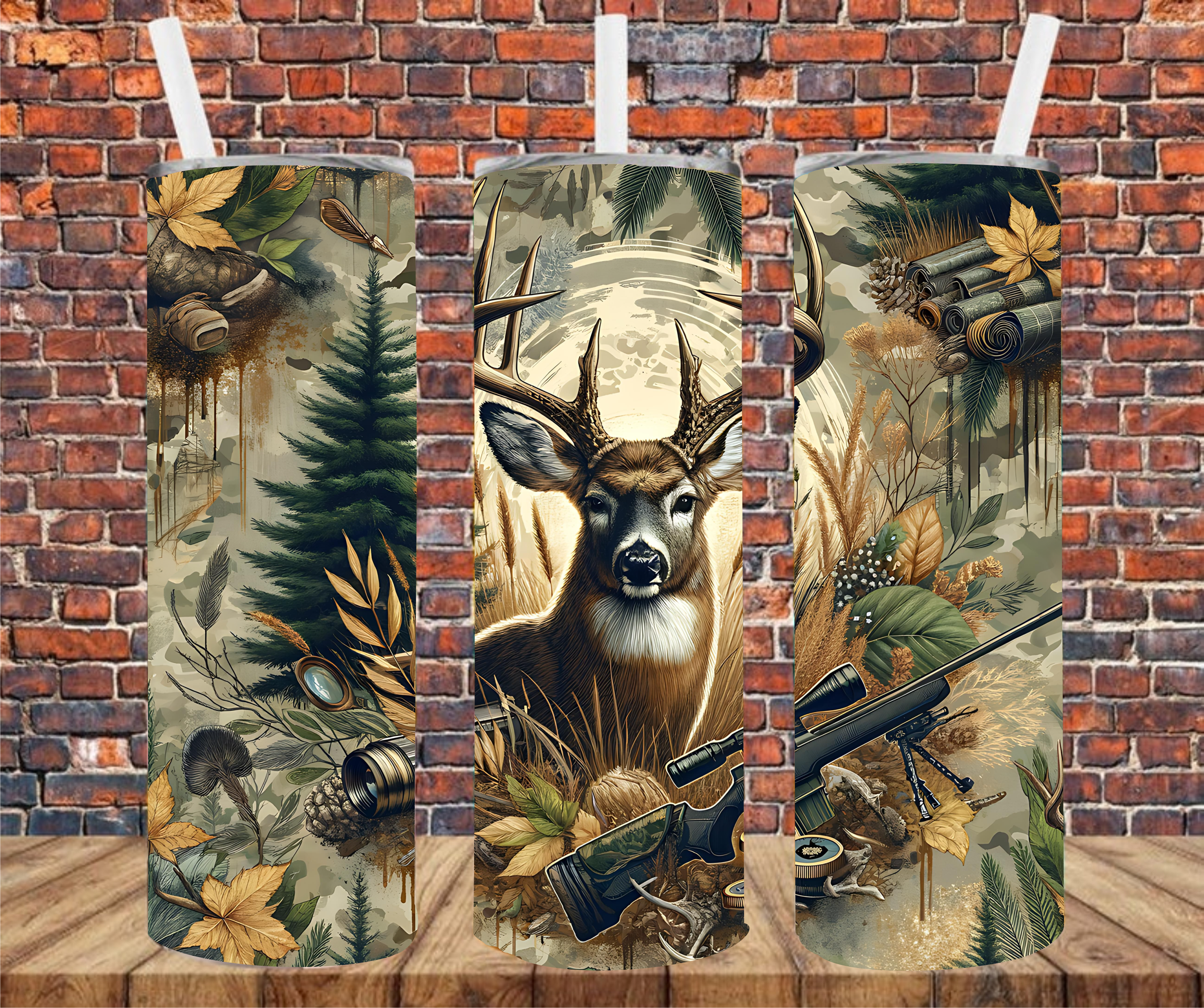Deer Hunter - Tumbler Wrap - Sublimation Transfer