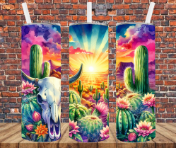 Desert Scene - Tumbler Wrap - Sublimation Transfers