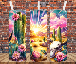 Desert Scene - Tumbler Wrap - Sublimation Transfers