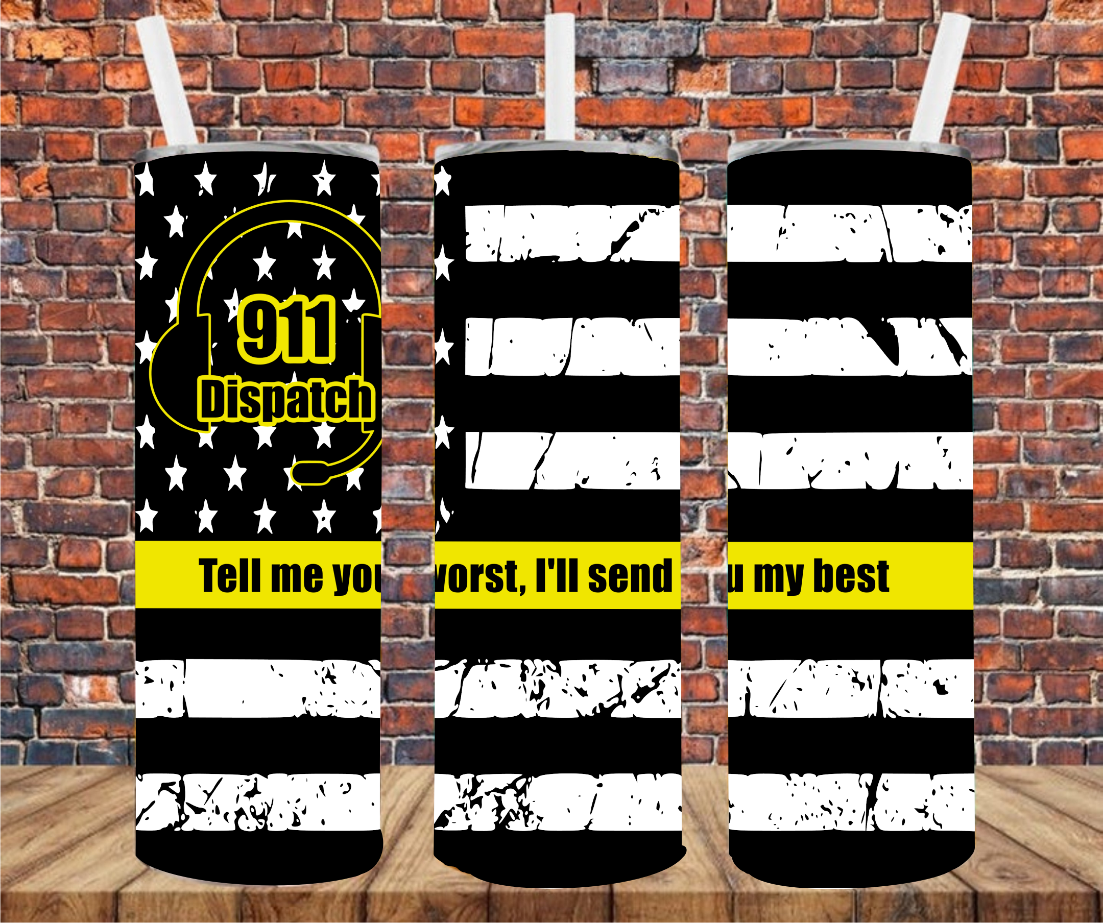 Dispatcher - Tumbler Wrap Sublimation Transfers