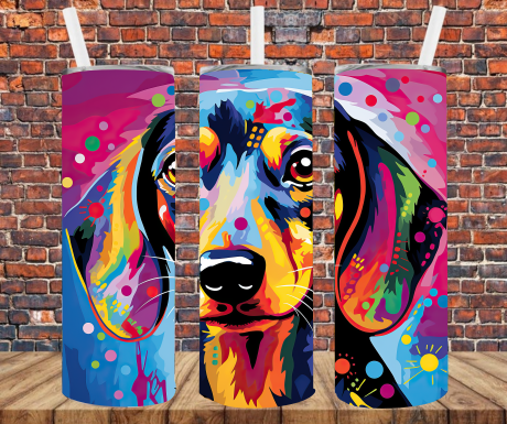 Dachshund - Tumbler Wrap - Sublimation Transfers