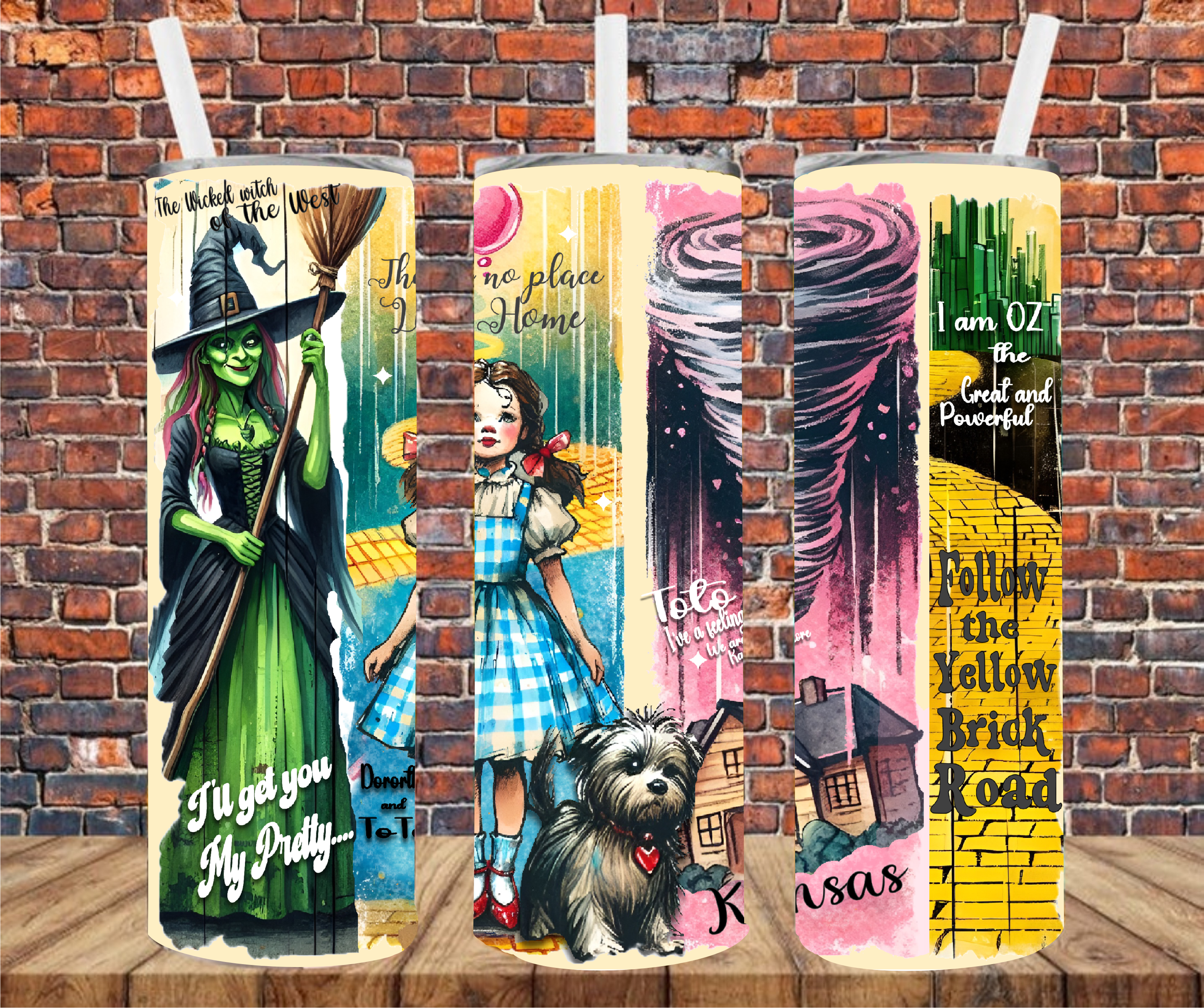 Golden Road Movie - Tumbler Wrap - Sublimation Transfer