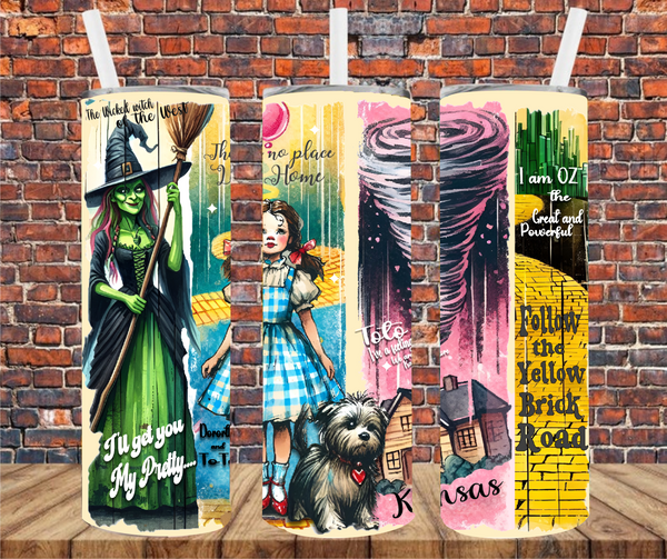 Golden Road Movie - Tumbler Wrap - Sublimation Transfer