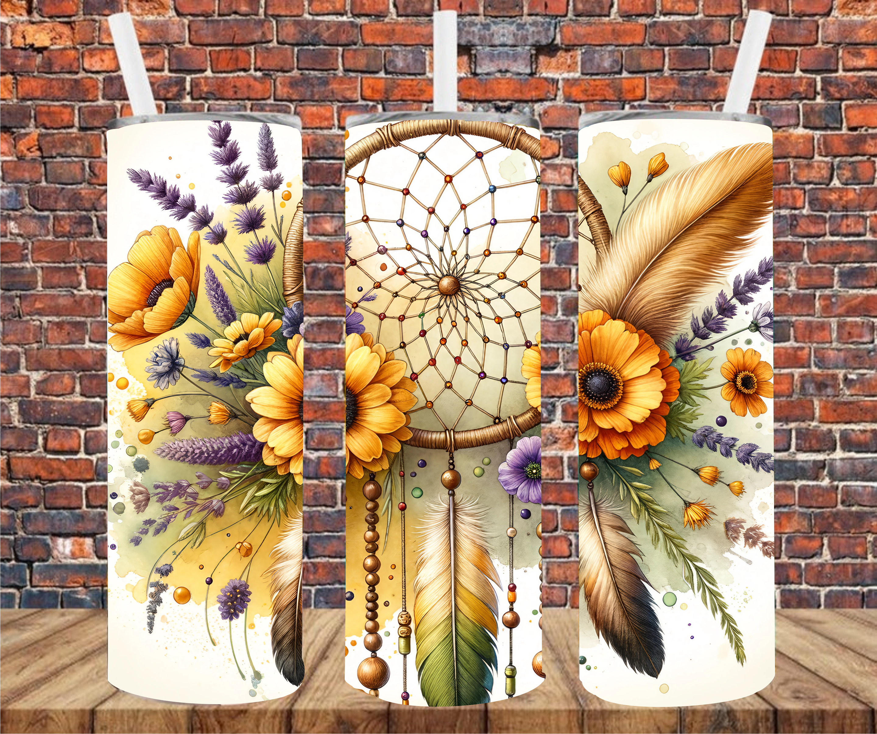 Dream Catcher - Tumbler Wrap - Sublimation Transfers