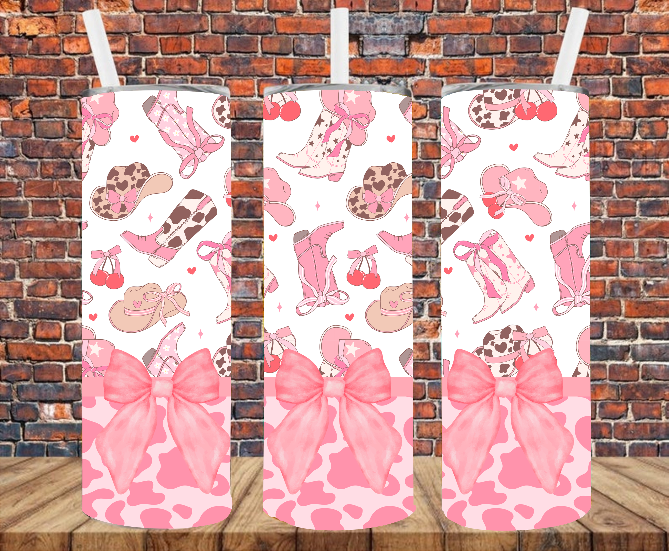 Cowgirl Elements - Tumbler Wrap - Sublimation Transfer