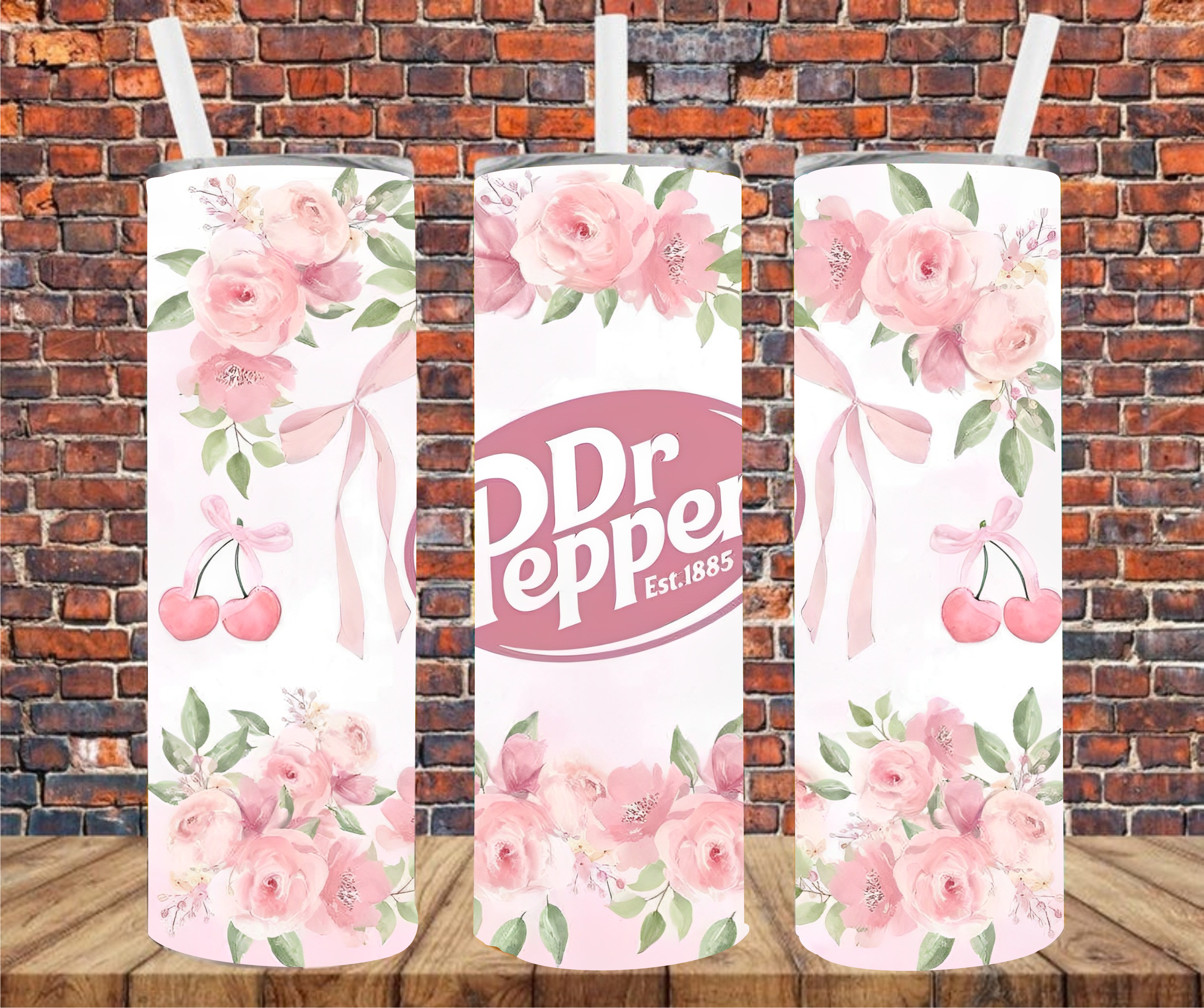 Popular Soda - Tumbler Wrap - Sublimation Transfer