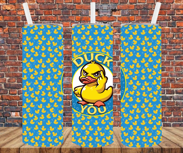Duck You - Tumbler Wrap - Sublimation Transfers