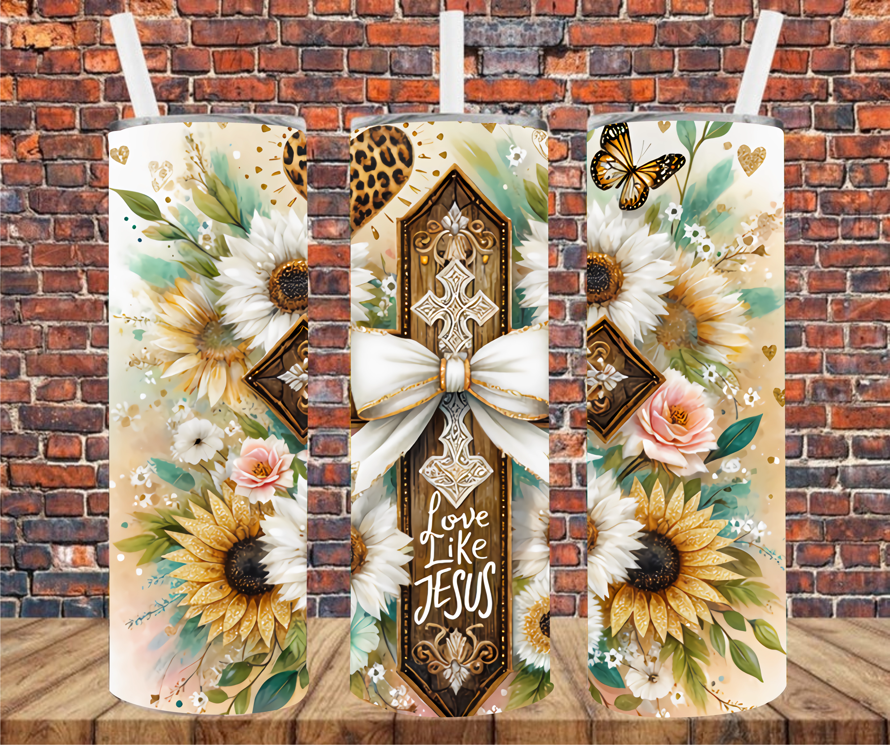 Love Like Jesus - Tumbler Wrap - Sublimation Transfer